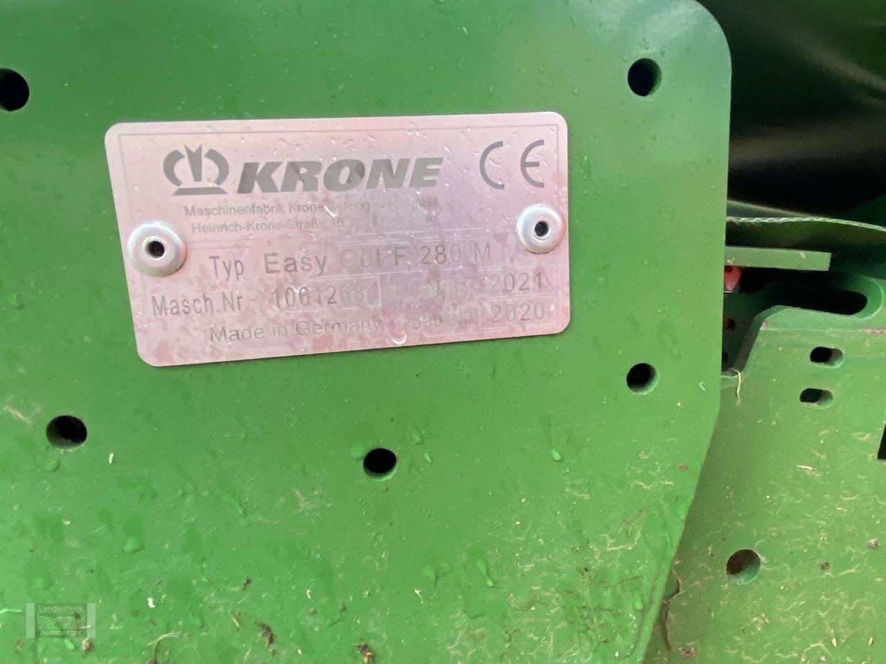 Mähwerk типа Krone Easy Cut F 280 M, Gebrauchtmaschine в Leubsdorf (Фотография 4)