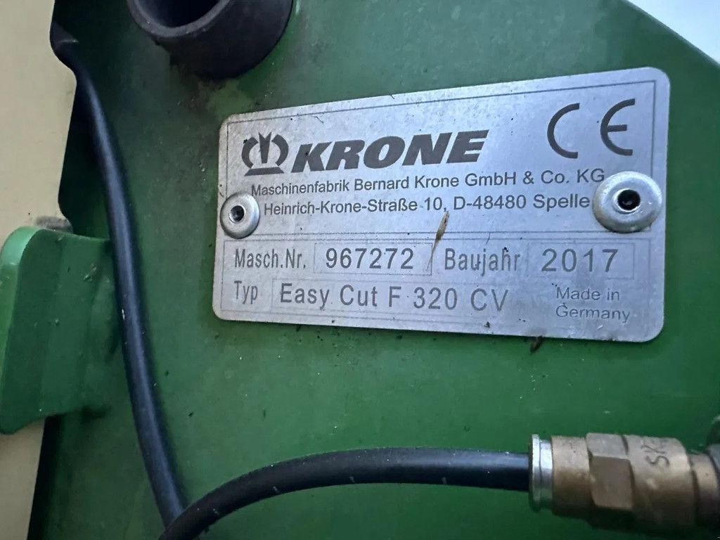 Mähwerk typu Krone Easy Cut F 320 CV Frontmaaier kneuzer, Gebrauchtmaschine w Ruinerwold (Zdjęcie 8)