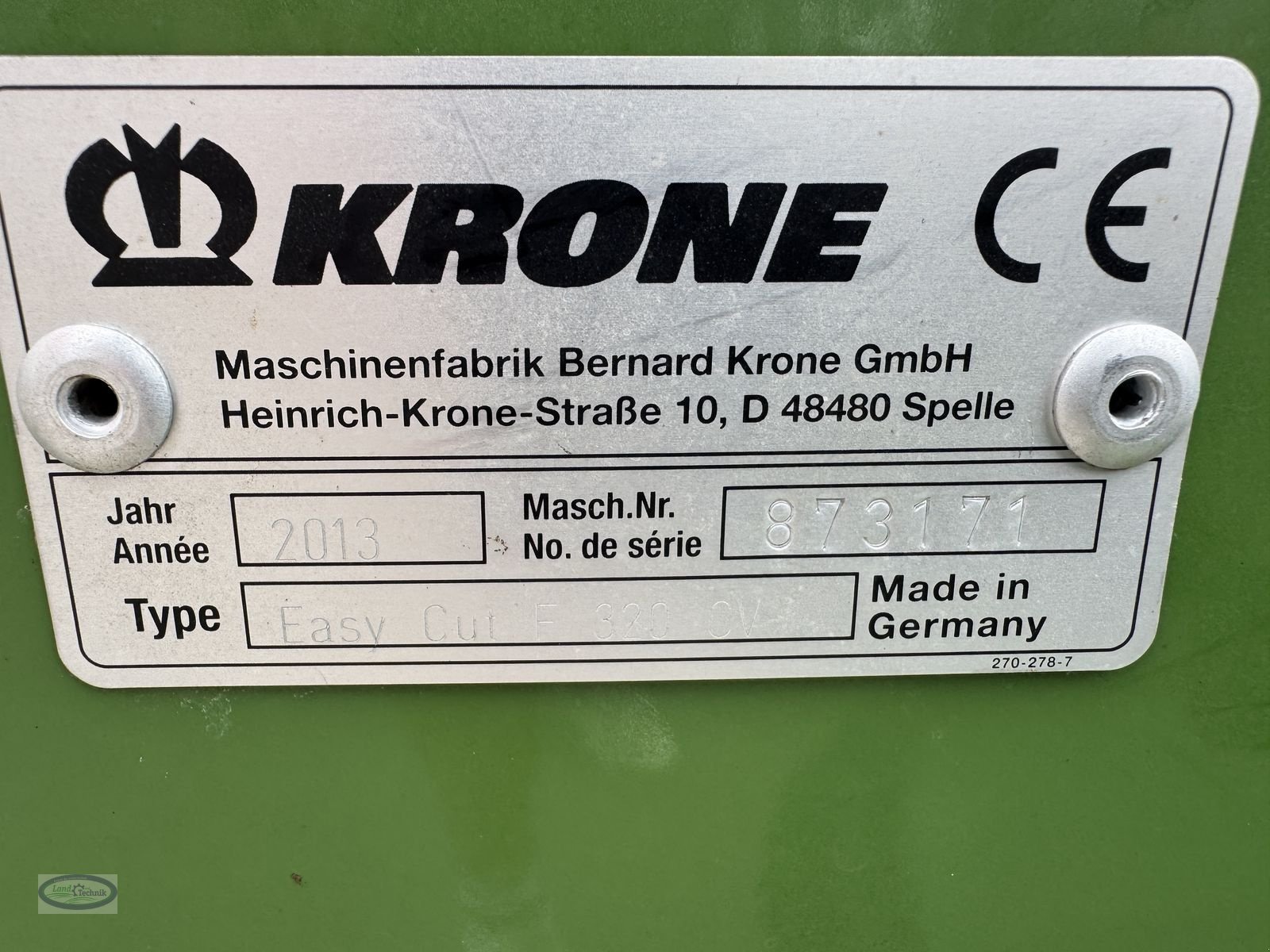 Mähwerk del tipo Krone Easy Cut F 320 CV, Gebrauchtmaschine In Münzkirchen (Immagine 3)