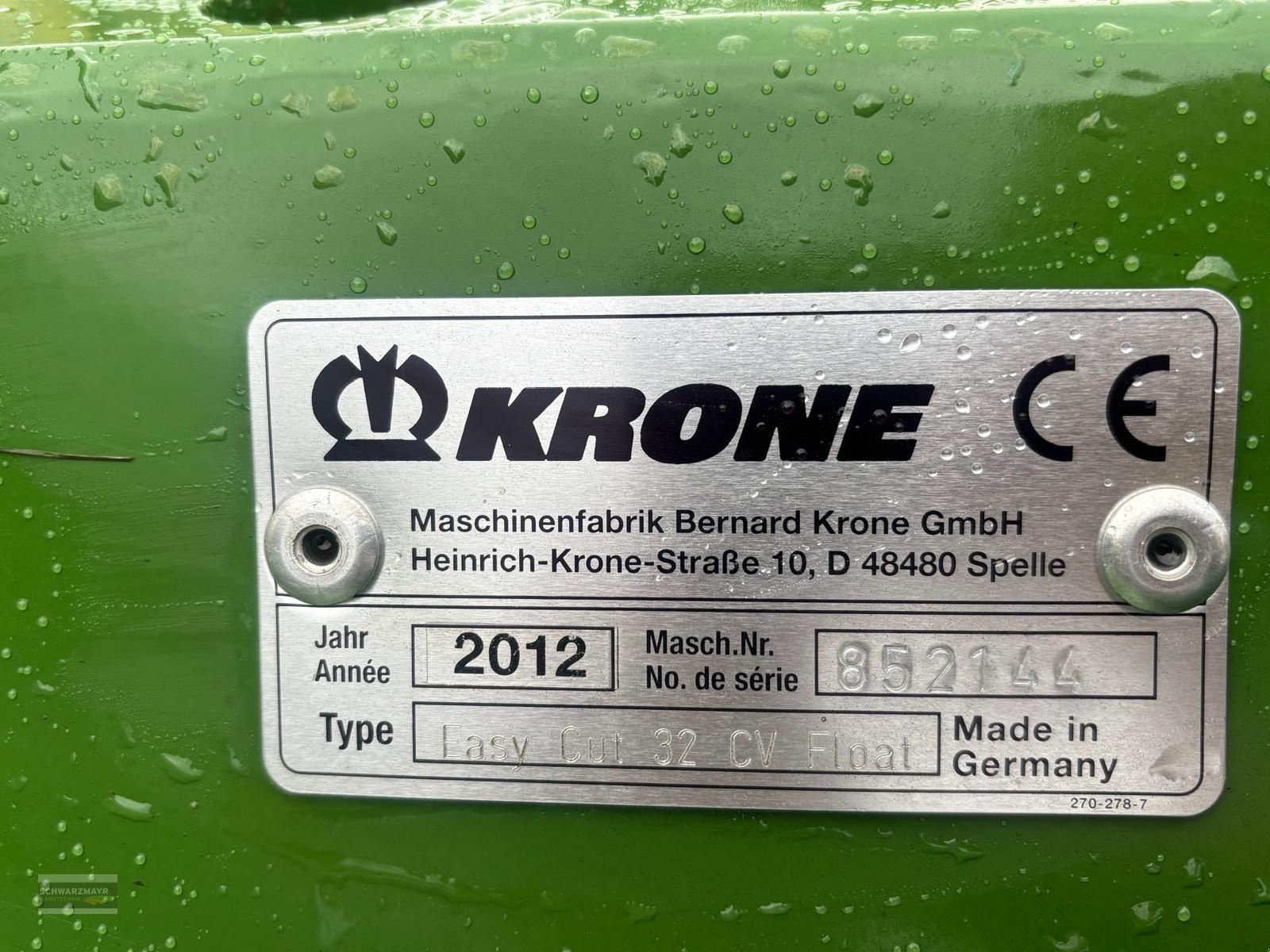 Mähwerk van het type Krone Easy Cut F 320 CV, Gebrauchtmaschine in Gampern (Foto 2)