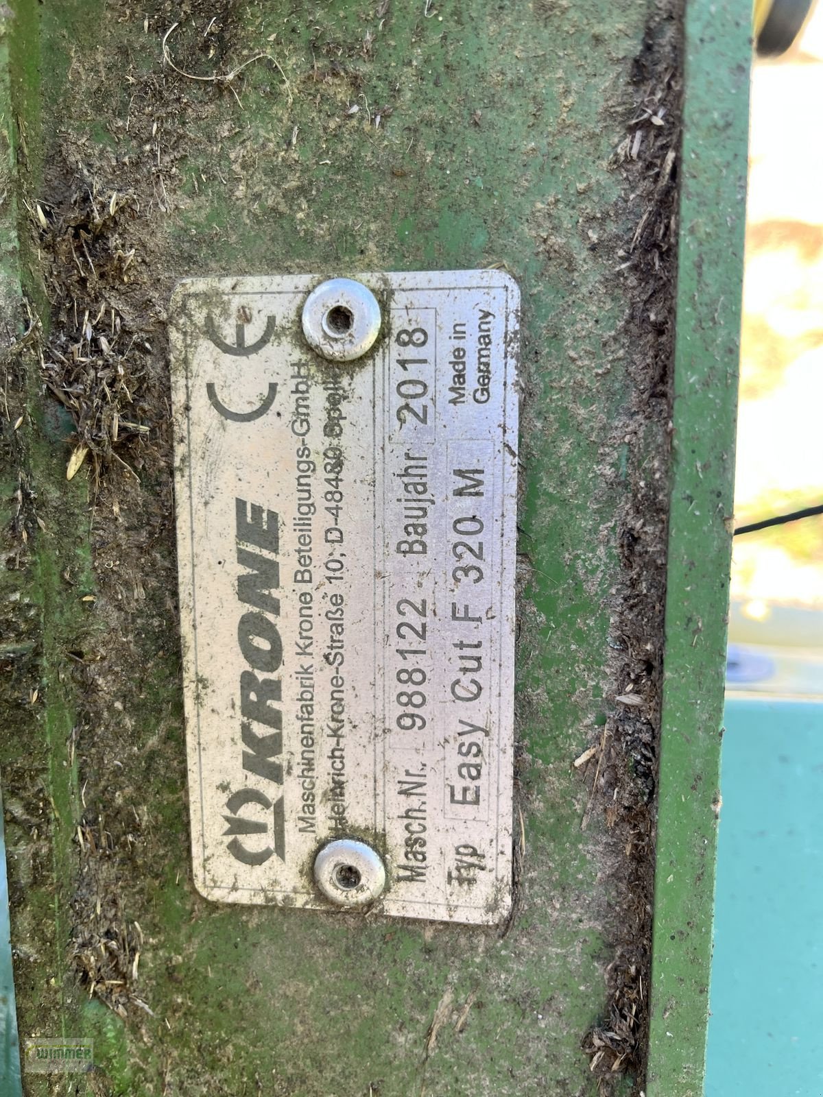 Mähwerk Türe ait Krone Easy Cut  F 320 M -gebrauchtes Frontmähwerk 3,2m, Gebrauchtmaschine içinde Kematen (resim 11)