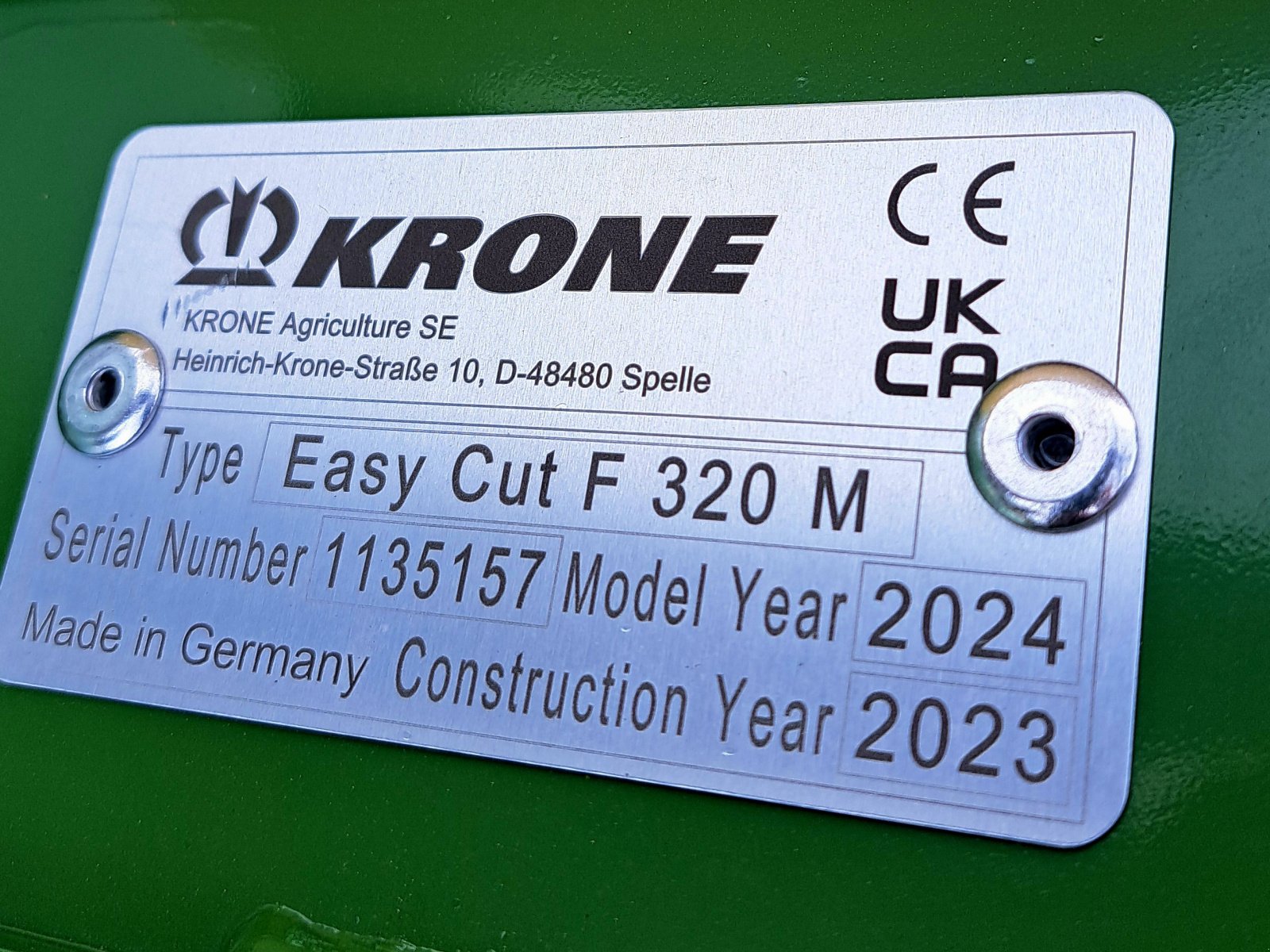 Mähwerk типа Krone Easy Cut F 320 M, Neumaschine в Wertach (Фотография 4)