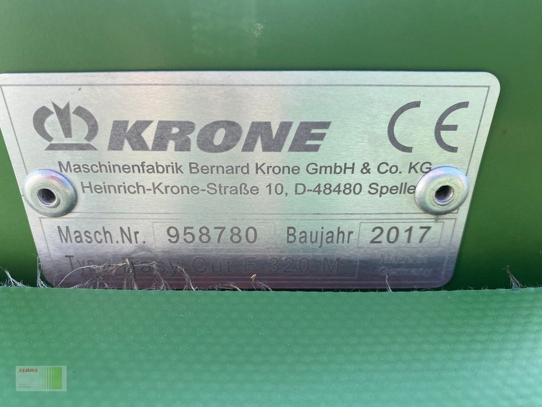 Mähwerk tip Krone Easy Cut F 320 M, Gebrauchtmaschine in Risum-Lindholm (Poză 16)