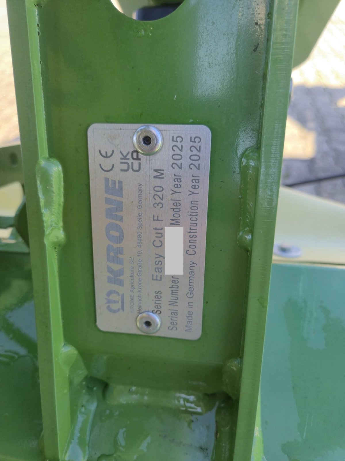 Mähwerk типа Krone Easy Cut F 320 M, Gebrauchtmaschine в Viechtach (Фотография 10)