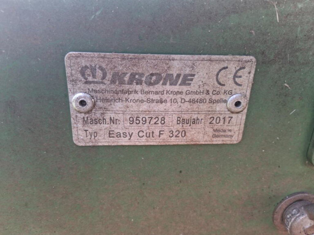 Mähwerk του τύπου Krone EASY CUT F 320, Gebrauchtmaschine σε Calmont (Φωτογραφία 8)