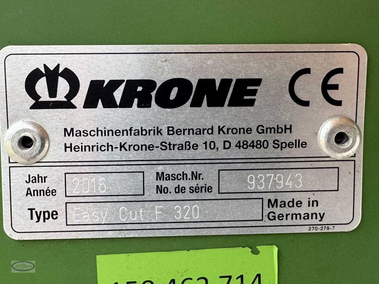 Mähwerk of the type Krone Easy - Cut F 320, Gebrauchtmaschine in Münzkirchen (Picture 8)