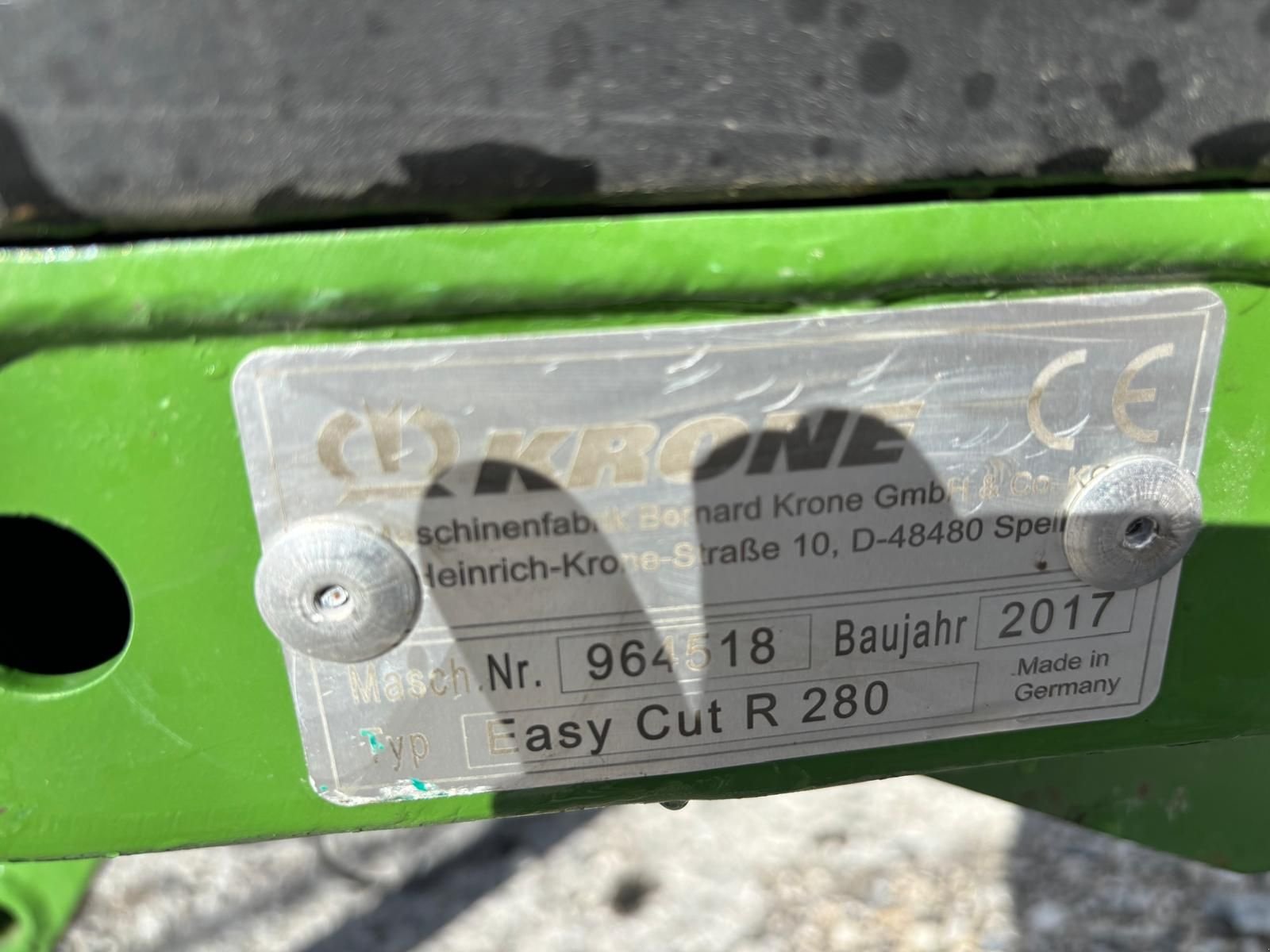 Mähwerk del tipo Krone Easy Cut R 280, Gebrauchtmaschine In Hopfgarten (Immagine 6)
