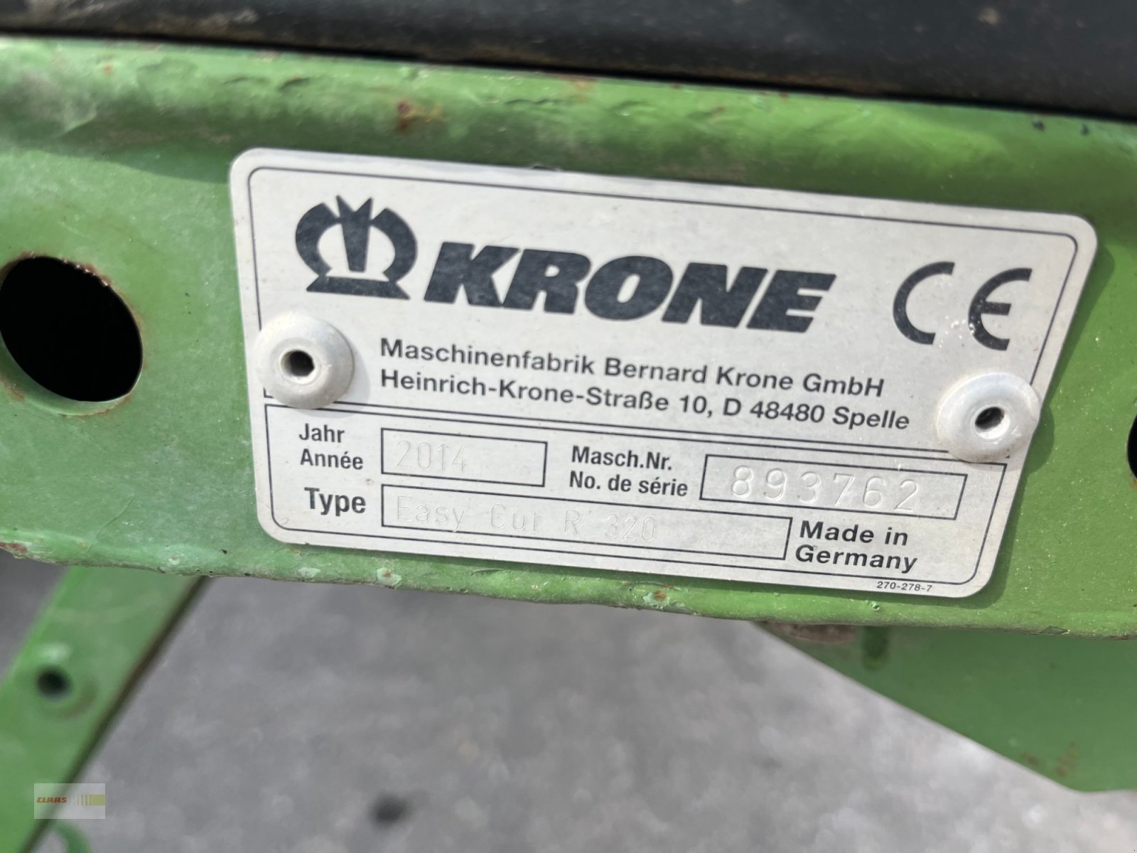 Mähwerk of the type Krone Easy Cut R 320 PREISREDUZIERT, Gebrauchtmaschine in Langenau (Picture 5)