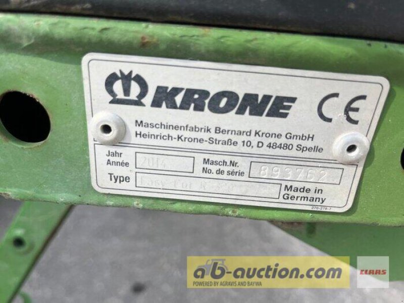 Mähwerk a típus Krone Easy Cut R 320  Versteigerung ab-auction, Gebrauchtmaschine ekkor: Langenau (Kép 5)