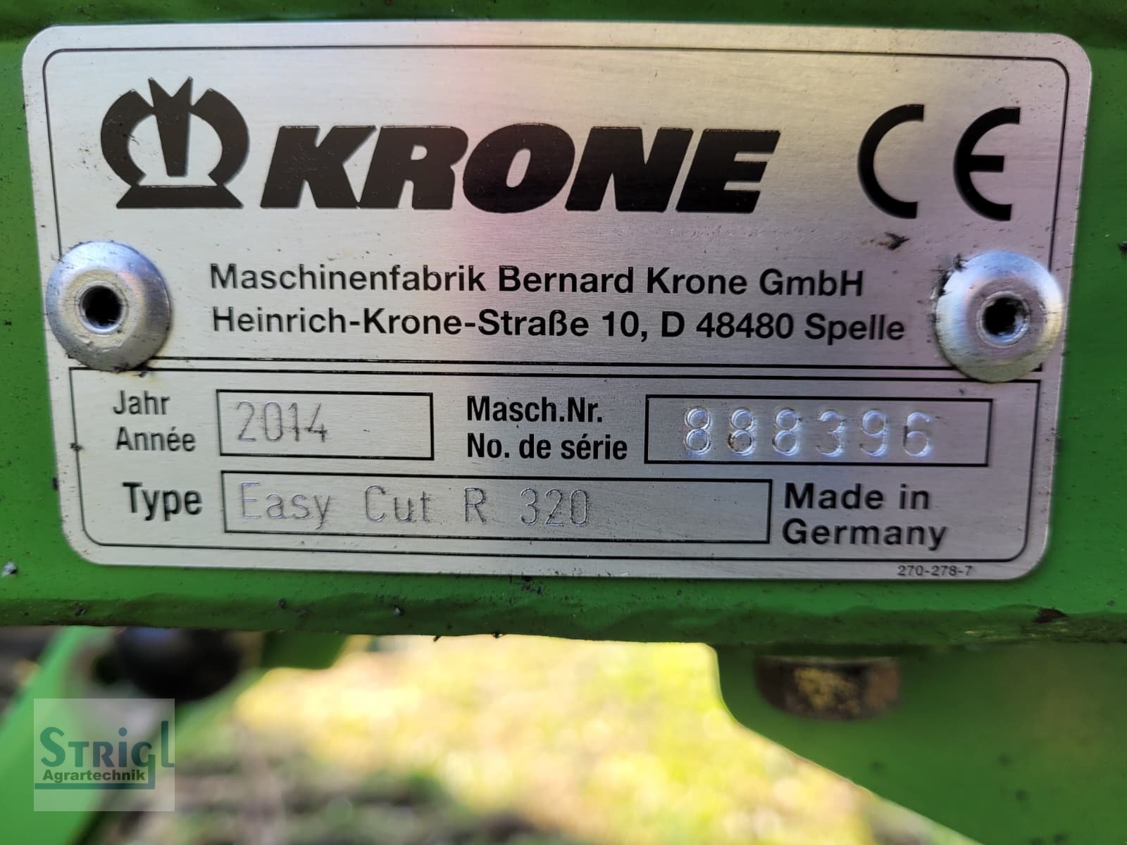 Mähwerk от тип Krone Easy Cut R 320, Gebrauchtmaschine в Moosbach (Снимка 16)