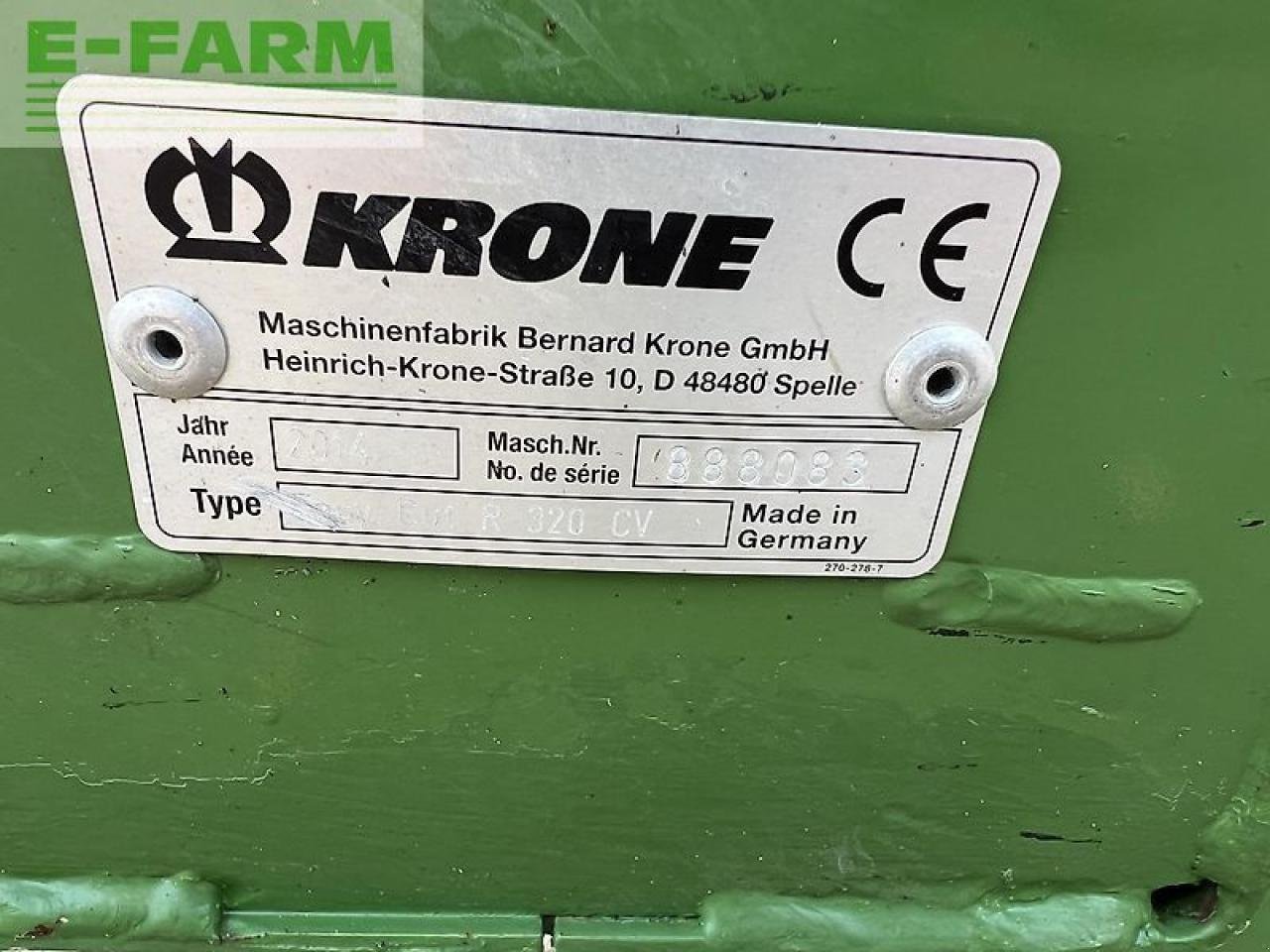 Mähwerk типа Krone easy cut r 320cv, Gebrauchtmaschine в ag BROEKLAND (Фотография 7)