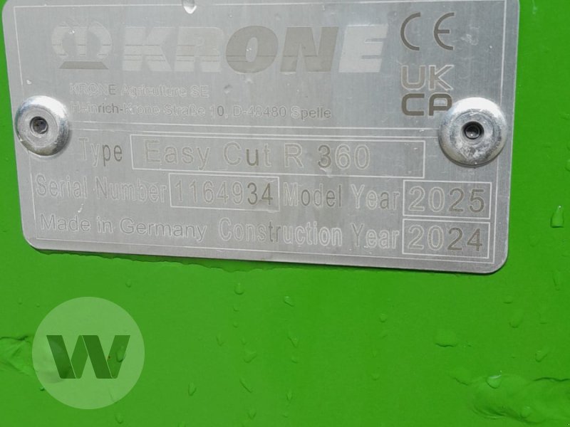 Mähwerk tip Krone Easy Cut R 360, Neumaschine in Börm