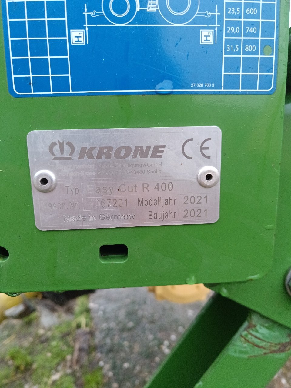 Mähwerk tip Krone Easy cut R 400, Gebrauchtmaschine in MANDRES-SUR-VAIR (Poză 5)