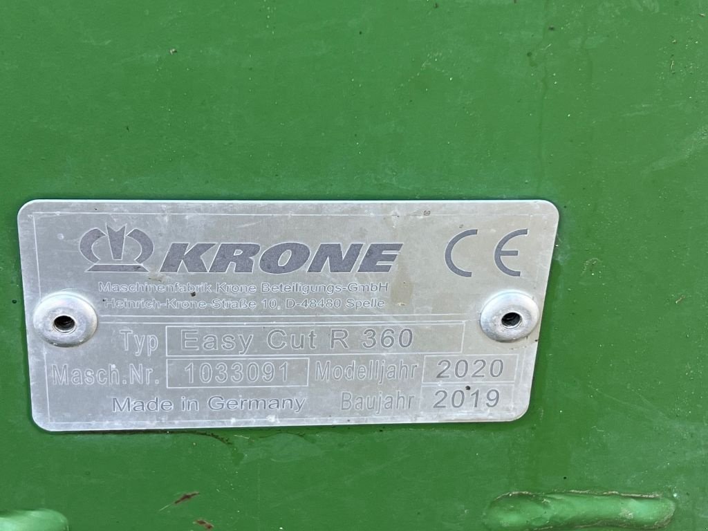 Mähwerk of the type Krone Easy Cut R360, Gebrauchtmaschine in Dol-de-Bretagne (Picture 10)