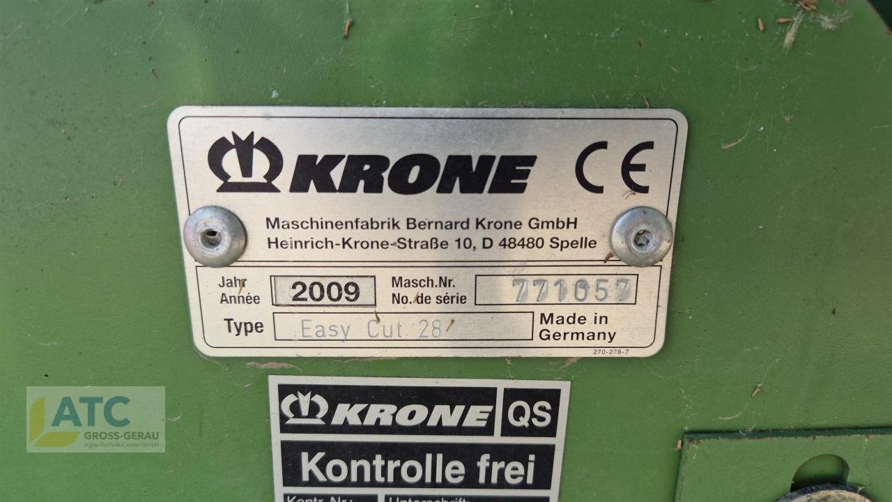 Mähwerk tipa Krone EasyCut 28 FRONTMÄHWERK, Gebrauchtmaschine u Groß-Gerau (Slika 6)