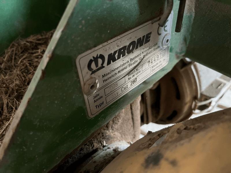 Mähwerk za tip Krone EASYCUT 280, Gebrauchtmaschine u SAINTE-MENEHOULD (Slika 1)
