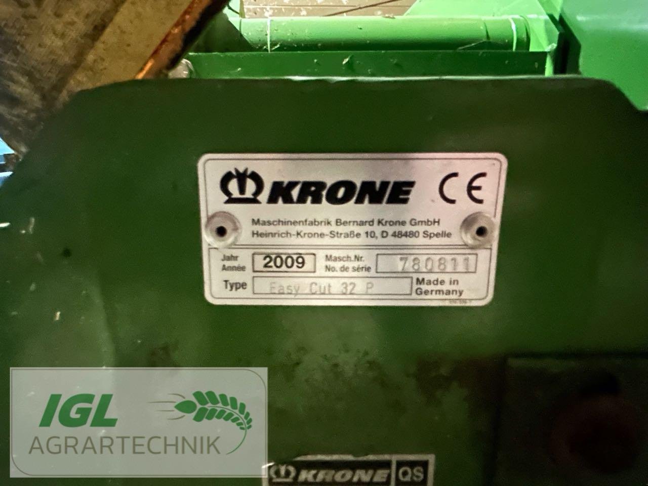 Mähwerk типа Krone EasyCut 32 P, Gebrauchtmaschine в Nabburg (Фотография 5)