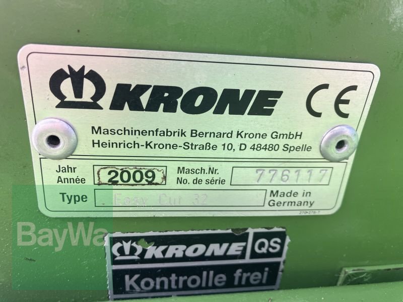 Mähwerk des Typs Krone EASYCUT 32, Gebrauchtmaschine in Griesstätt (Bild 7)
