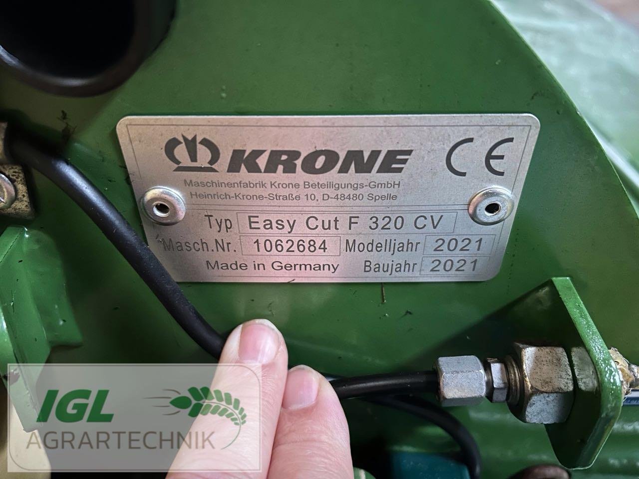 Mähwerk typu Krone EasyCut 320 CV, Gebrauchtmaschine v Nabburg (Obrázek 2)