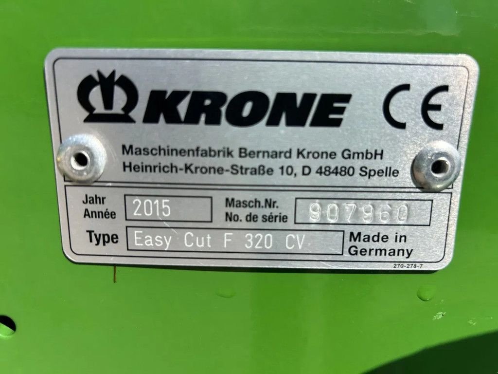 Mähwerk of the type Krone Easycut 9140 CV triple maaier, Gebrauchtmaschine in Ruinerwold (Picture 3)