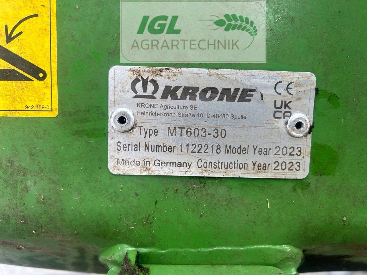 Mähwerk tipa Krone EasyCut B 870, Gebrauchtmaschine u Nabburg (Slika 7)