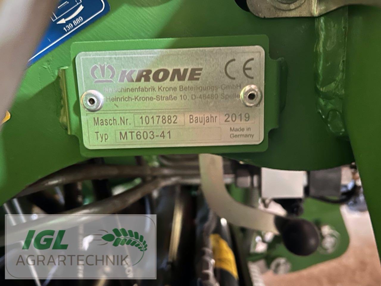 Mähwerk typu Krone EasyCut B 950 Collect, Gebrauchtmaschine v Nabburg (Obrázek 10)