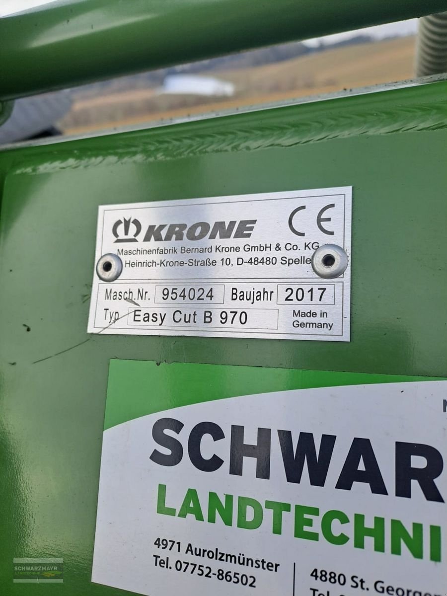 Mähwerk типа Krone EasyCut B 970, Gebrauchtmaschine в Aurolzmünster (Фотография 10)