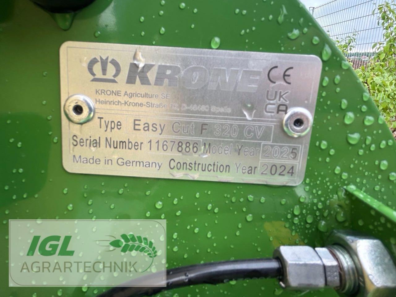 Mähwerk of the type Krone EasyCut F 320 CV (Generation 2), Neumaschine in Nabburg (Picture 5)