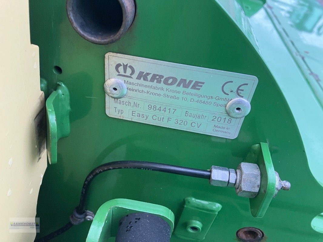 Mähwerk des Typs Krone EASYCUT F 320 CV, Gebrauchtmaschine in Aurich (Bild 15)