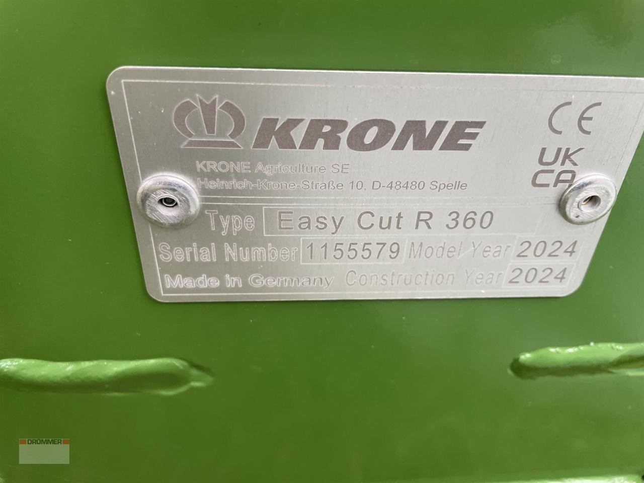 Mähwerk tip Krone EasyCut R 360 Vorführer, Neumaschine in Schmalfeld (Poză 4)