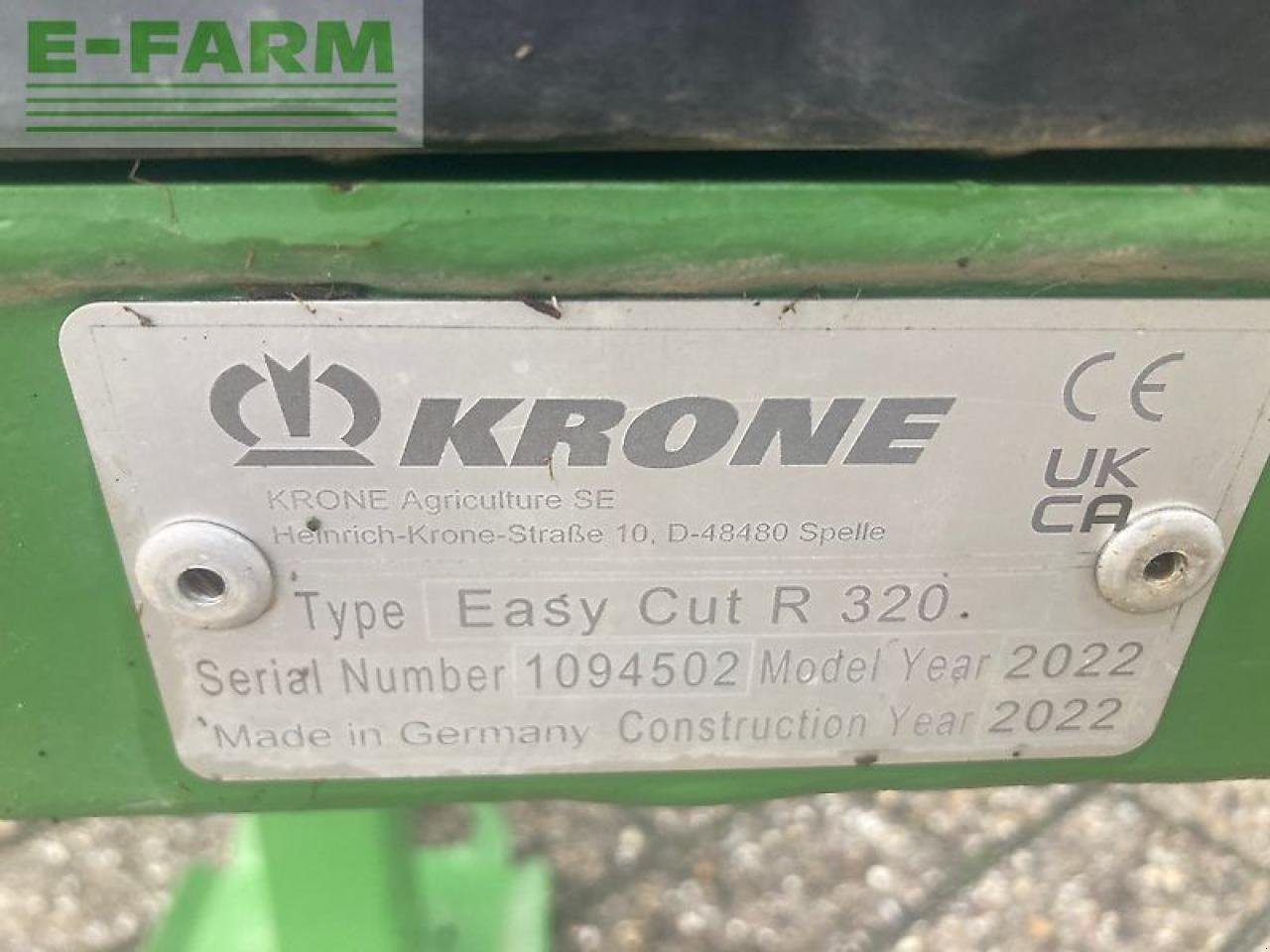 Mähwerk tip Krone easycut r320, Gebrauchtmaschine in gg VEGHEL (Poză 4)