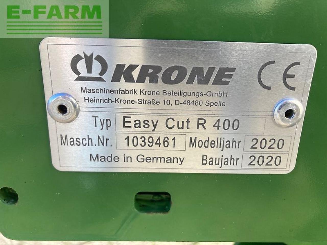 Mähwerk van het type Krone easycut r400, Gebrauchtmaschine in gg VEGHEL (Foto 5)
