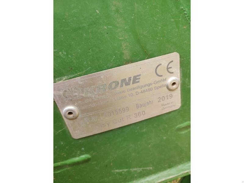 Mähwerk typu Krone EASYCUT360R, Gebrauchtmaschine v ANTIGNY (Obrázek 11)