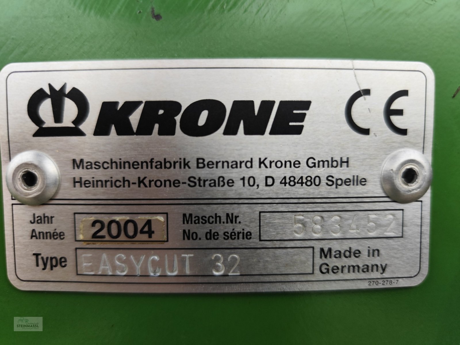Mähwerk типа Krone EC 32  Safe Cut, Gebrauchtmaschine в Petting (Фотография 5)