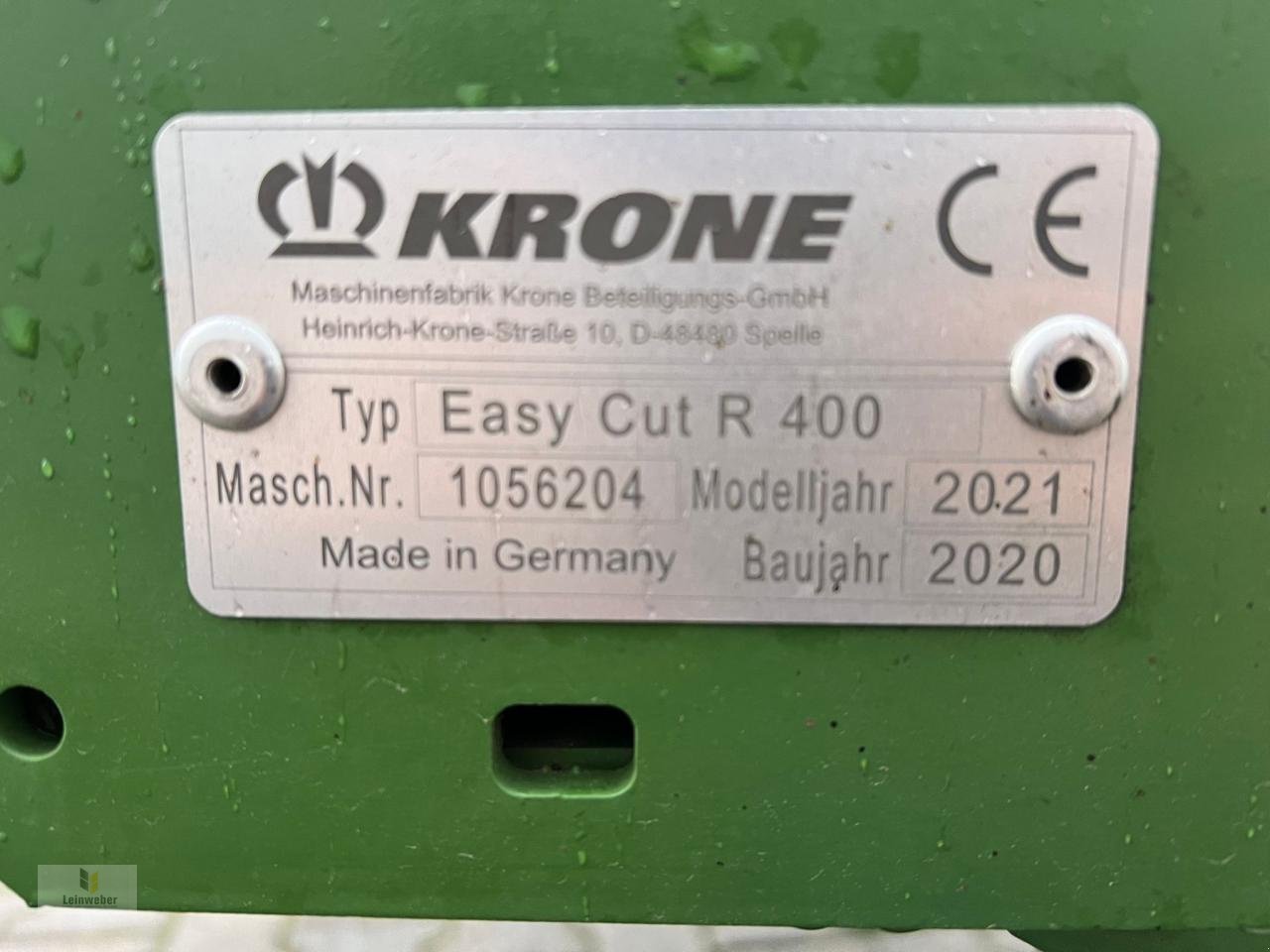 Mähwerk типа Krone EC 400 R, Gebrauchtmaschine в Neuhof - Dorfborn (Фотография 6)