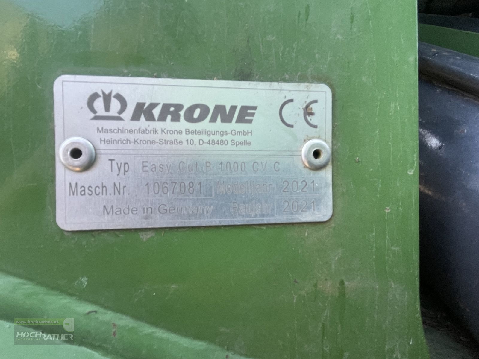 Mähwerk of the type Krone EC B 1000 CV Collect, Gebrauchtmaschine in Kronstorf (Picture 11)