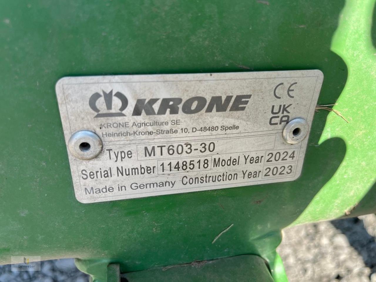 Mähwerk of the type Krone EC B 870, Neumaschine in Neuhof - Dorfborn (Picture 3)