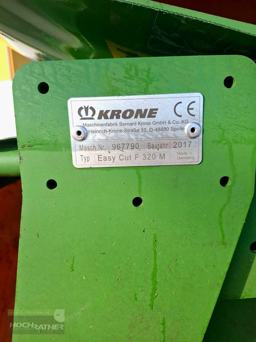 Mähwerk от тип Krone EC F320M, Gebrauchtmaschine в Kronstorf (Снимка 9)