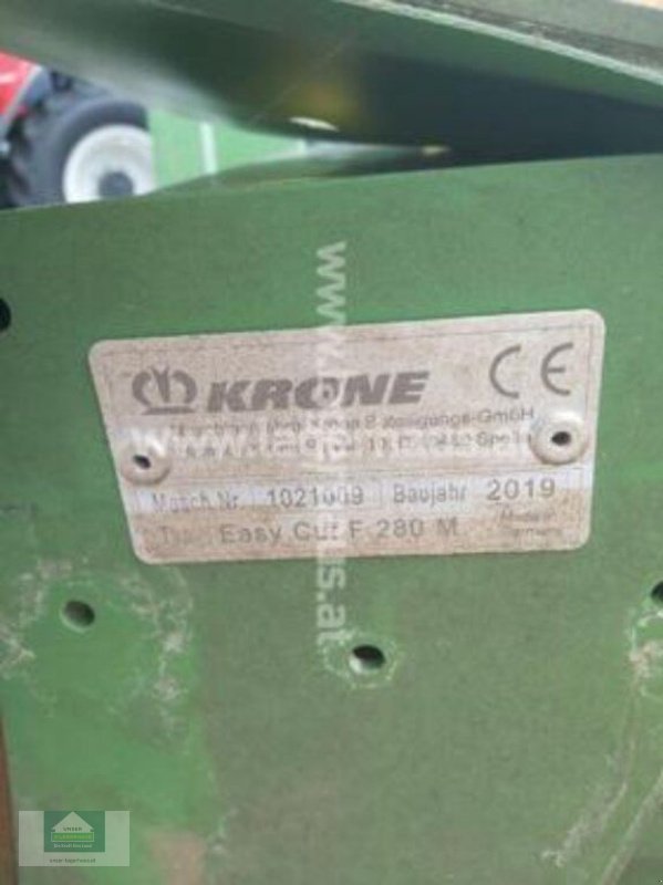 Mähwerk del tipo Krone F 280 M, Gebrauchtmaschine en Klagenfurt (Imagen 4)