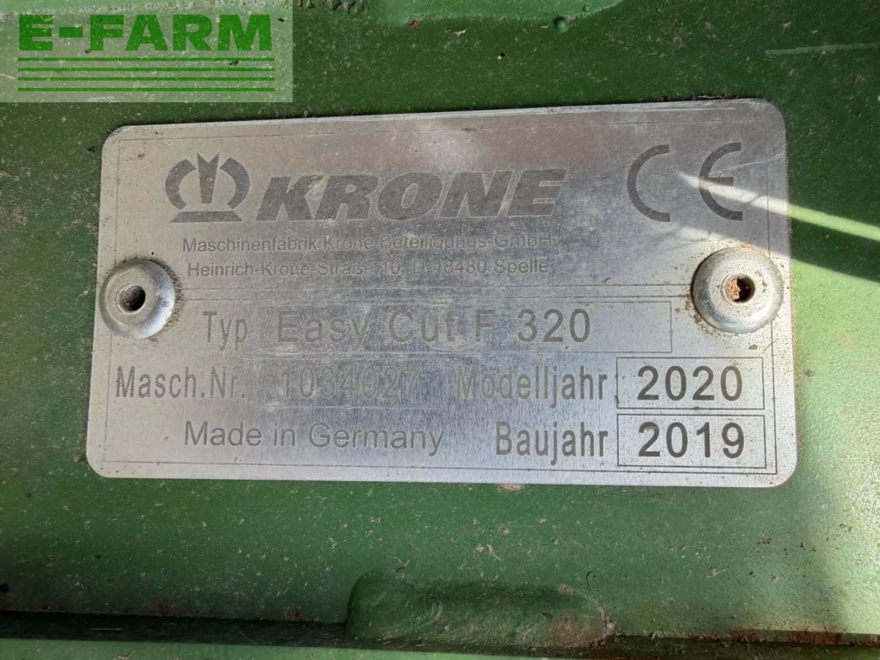 Mähwerk типа Krone f 320 easycut, Gebrauchtmaschine в ST CLAIR SUR ELLE (Фотография 2)