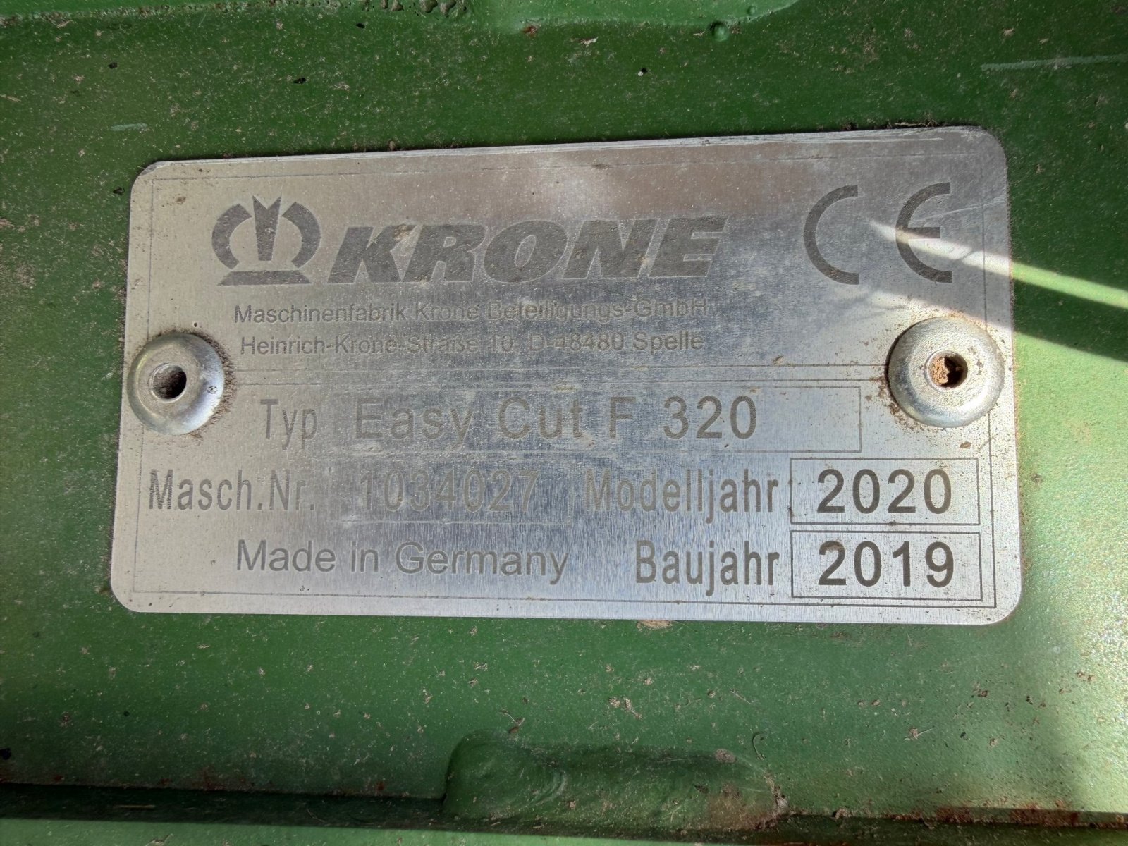 Mähwerk za tip Krone F 320 EASYCUT, Gebrauchtmaschine u SAINT CLAIR SUR ELLE (Slika 6)