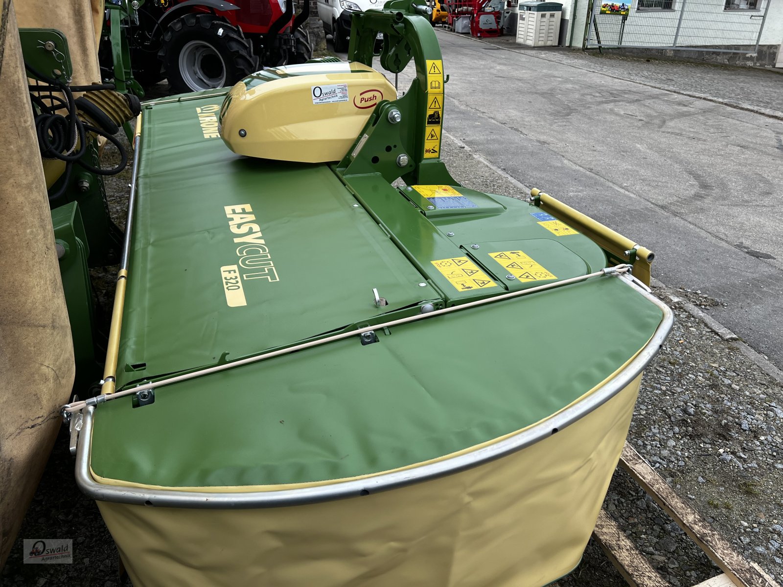 Mähwerk typu Krone F320 3.Generation, Neumaschine v Regen (Obrázek 8)