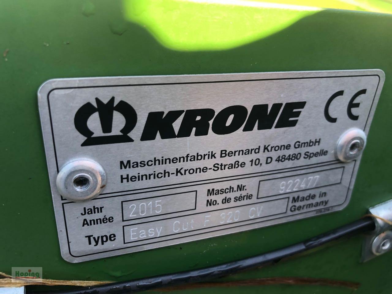 Mähwerk des Typs Krone F320 CV, Gebrauchtmaschine in Bakum (Bild 6)