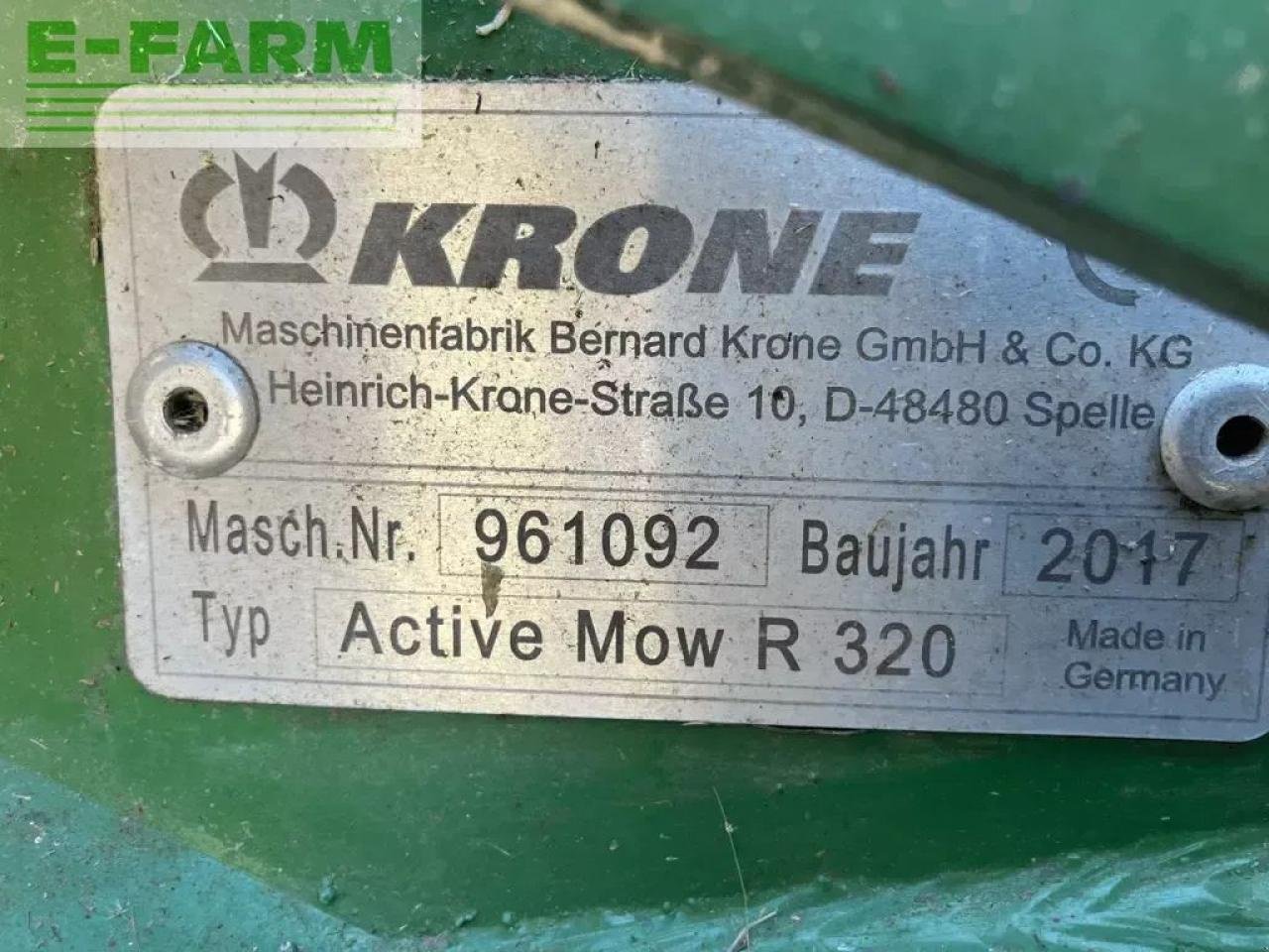 Mähwerk of the type Krone faucheuse active mow r 320, Gebrauchtmaschine in ST ANDIOL (Picture 4)