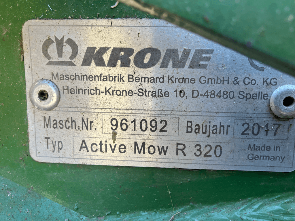 Mähwerk Türe ait Krone FAUCHEUSE ACTIVE MOW R 320, Gebrauchtmaschine içinde SAINT ANDIOL (resim 4)