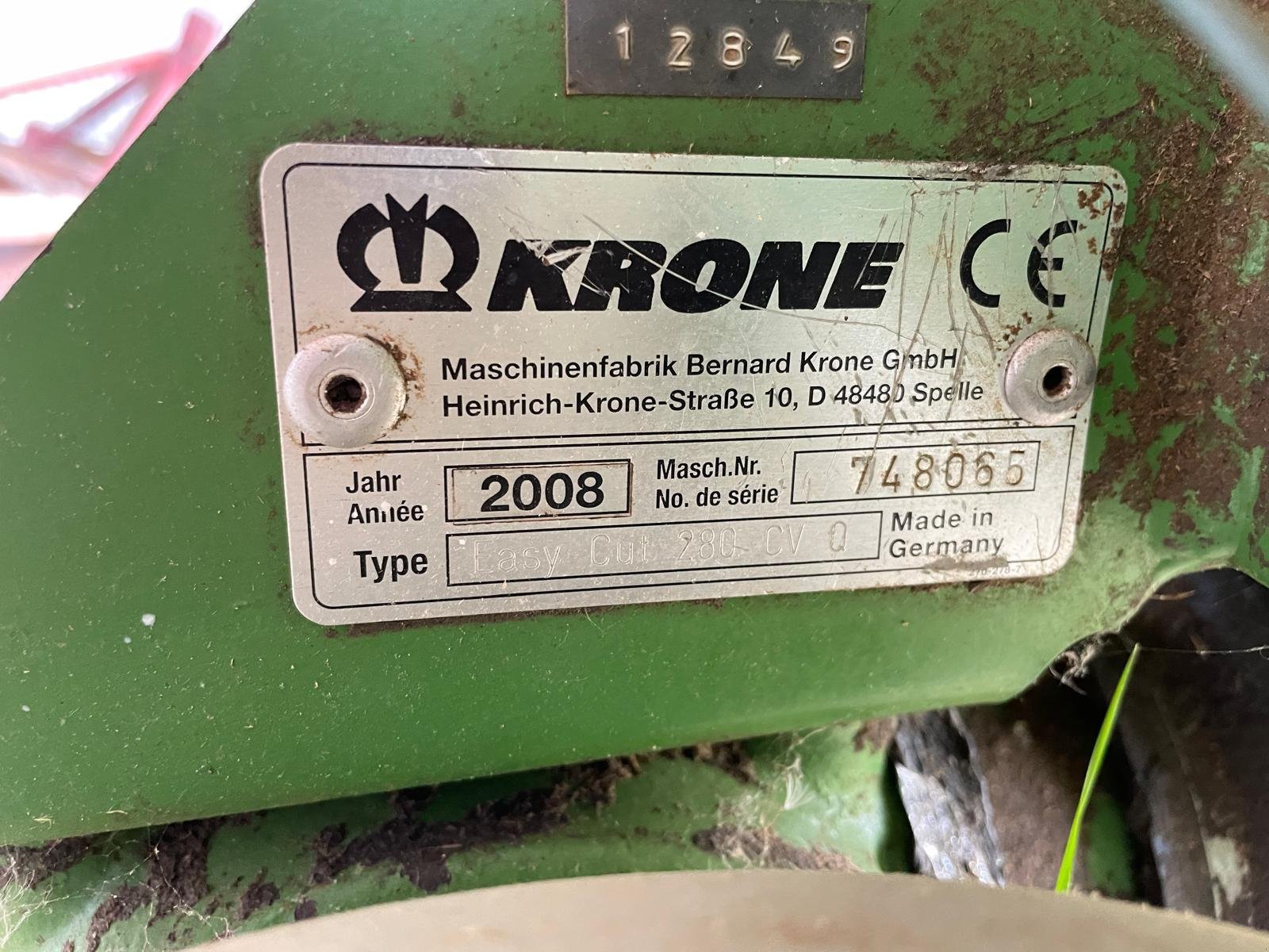Mähwerk del tipo Krone Faucheuse conditionneuse Ec 280 Krone, Gebrauchtmaschine en ORLEIX (Imagen 9)