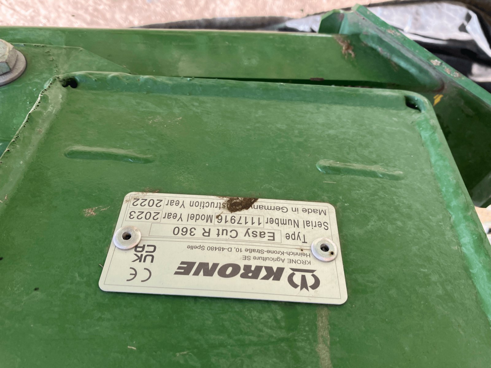 Mähwerk tip Krone FAUCHEUSE KRONE EASYCUT R 360, Gebrauchtmaschine in ST CLEMENT DE LA PLACE (Poză 10)