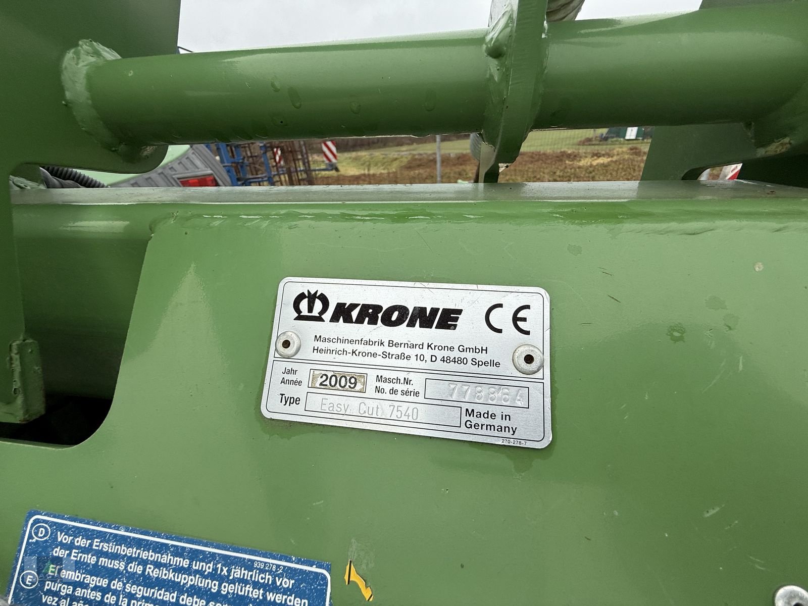 Mähwerk of the type Krone Krone Easycut 7540, Gebrauchtmaschine in Markt Hartmannsdorf (Picture 9)