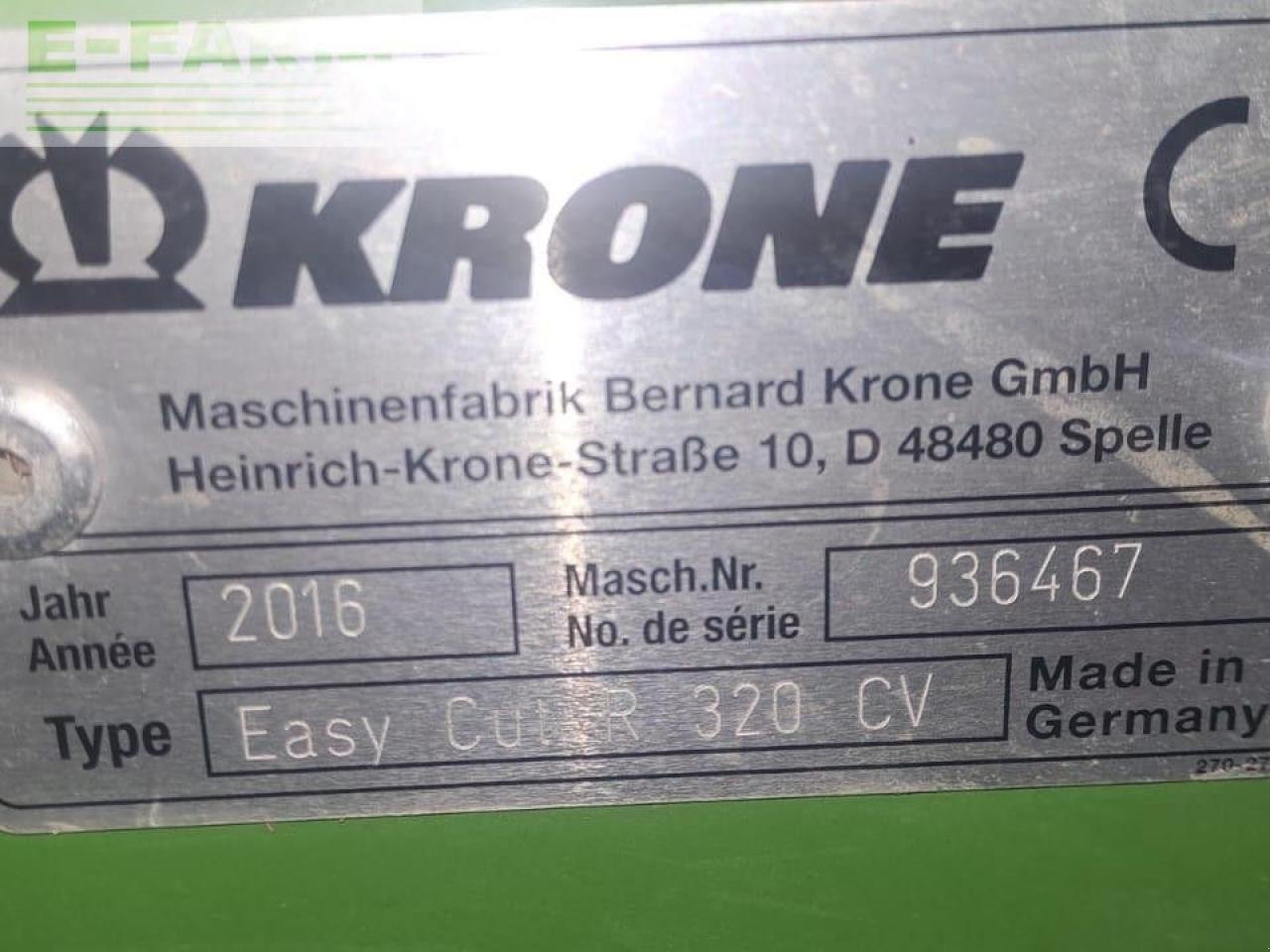 Mähwerk Türe ait Krone USED EASY CUT, Gebrauchtmaschine içinde PENRITH (resim 5)
