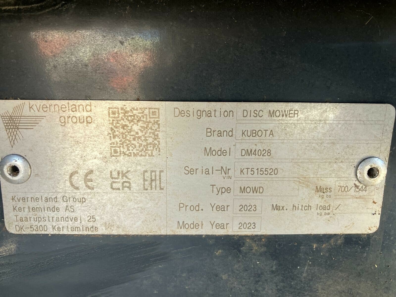 Mähwerk Türe ait Kubota FAUCHEUSE DM 4028, Gebrauchtmaschine içinde SAINT ANDIOL (resim 9)